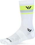 Swiftwick- ASPIRE Crew Cycling Socks, Firm Compression Fit, Moisture Wicking