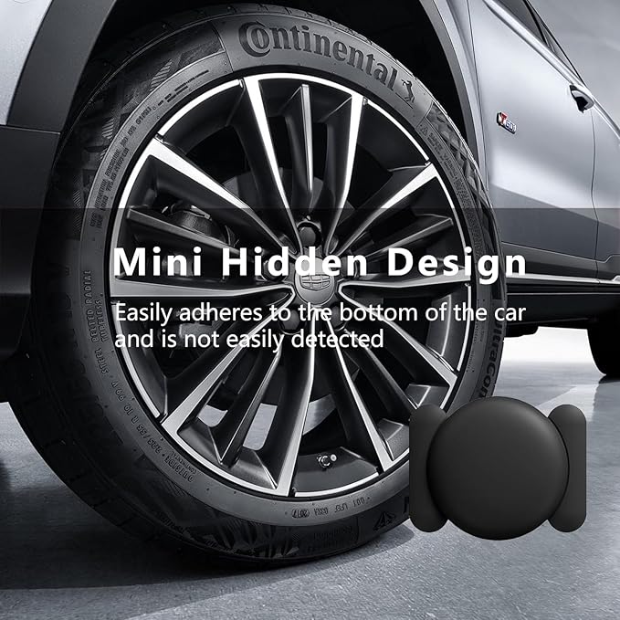 GPS Tracker for Vehicles,Magnetic Waterproof Car Tracker, No Monthly fees, Mini Portable GPS Tracker for Cars, Trucks, Motorcycle, Anti-Theft (GPS Tracker Ear for Apple)