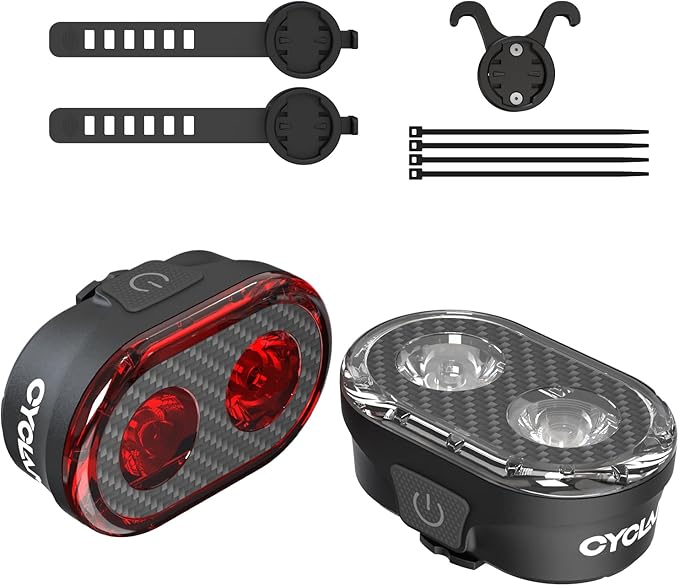 Bike Lights for Night Riding 11+20 Modes USB Rechargeable Bicycle 14 LED Ultra Bright Light Front and Back IPX6 Waterproof Bike Headlight and Tail Light Set 28 Hrs Long Battery Powered