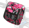 Niiyen Pink Riding Bag Front Bike Handlebar Bag Multifunctional Cycling Hanging Pouch for Electric Vehicle Bicycle Motorcycle Tricycle 7.4x5.5x3.5in