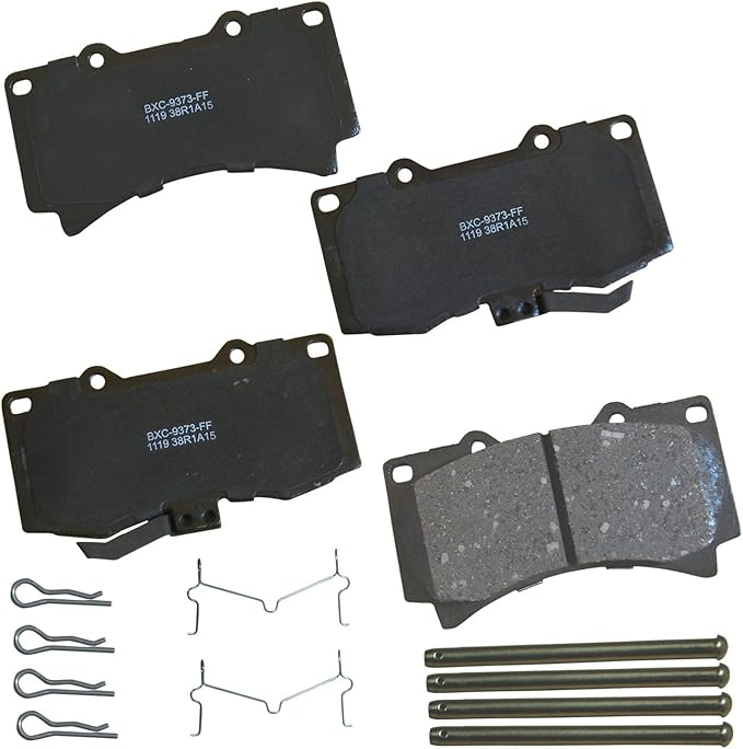 Bendix Premium SBC1119 Ceramic Front Brake Pads for Hummer H3 2010-2006, H3T 2010-2009