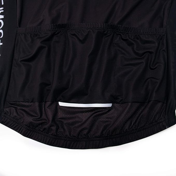Hotlion Men's Cycling Jersey Sets Gel Pad Summer Bike Clothing Suit Breathable Bike Clothes with 3 Rear Pockets
