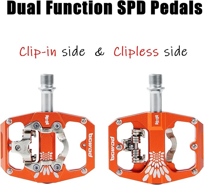 Bike Pedals 9/16" Lightweight Non-Slip Bicycle Platform Pedals - Fits Most Adult Bikes & Mountain Bikes &MTB, Road Bikes and Slip-Resistant Design