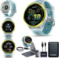 Garmin Forerunner 570 47mm GPS Running Smartwatch, Amp Yellow | Advanced Training & Recovery, Sleep Coach, Heart Rate, Download Music, Up to 11 Day Battery | Signature Series Power Bundle