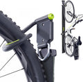 Delta Wall Ride Bike Rack Wall Mount with Tire Wall Guard (4-Pack) Cycle – Vertical Bike Mount Holds Up to 100 lbs – Fully Adjustable Vertical Hook Design Provides Easy Bicycle Storage