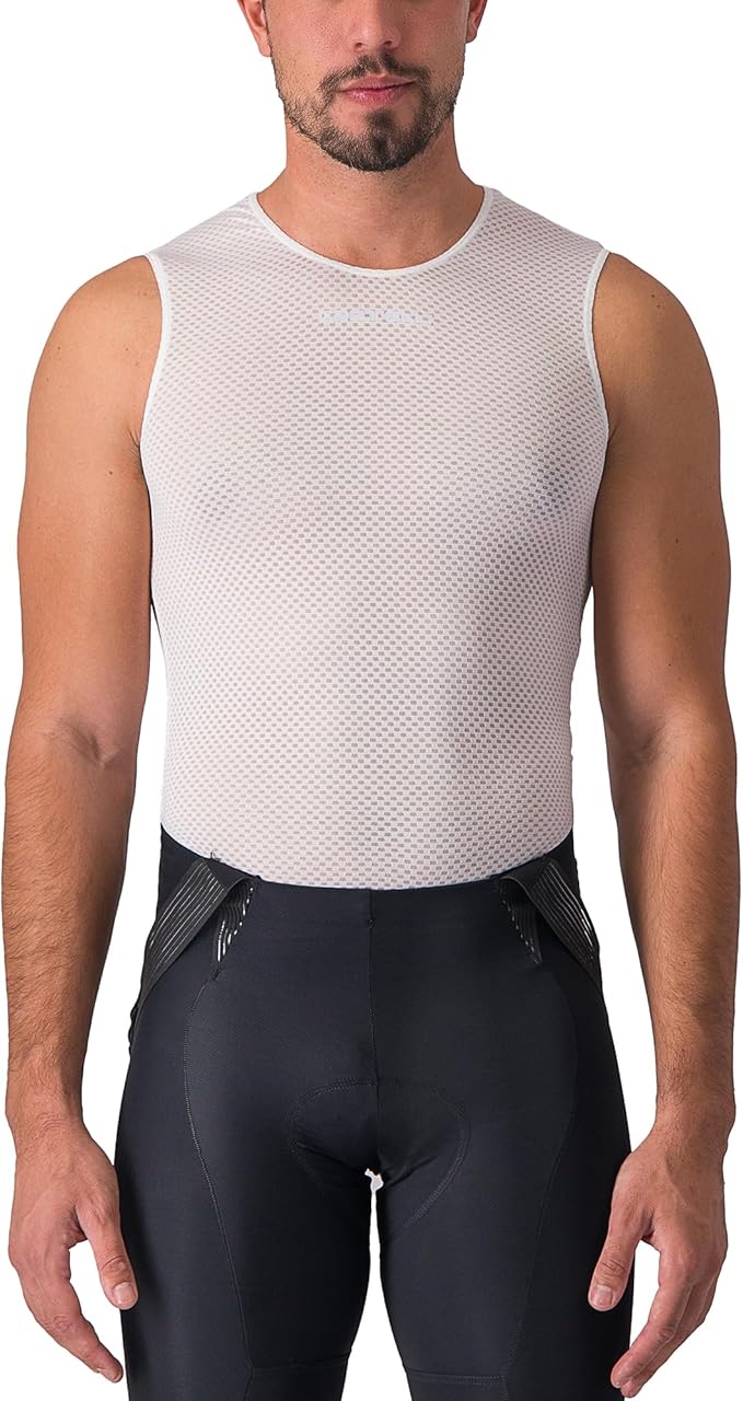 CASTELLI Men’s Pro Mesh 2.0 Sleeveless Jersey, Breathable Cycling Mesh Base Layer for Road, Gravel Biking & Racing