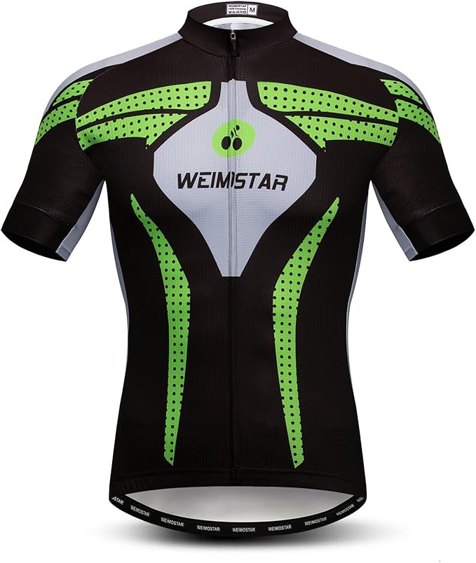 Men's Cycling Jersey Short Sleeve Bike Shirts Bicycle Jacket with Pockets