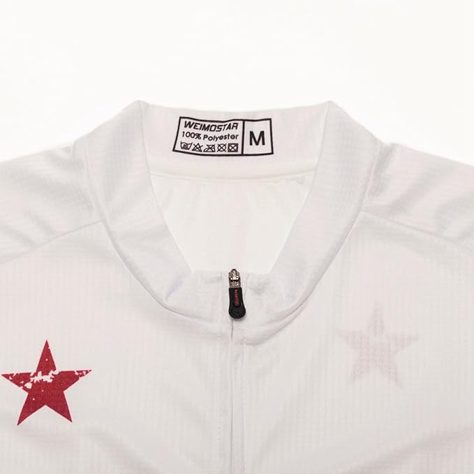Cycling Jersey Men Full Zip Bike Shirt Racing Top Bicycle Clothing