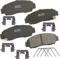Bendix Premium SBC1506 Ceramic Front Brake Pads for Acura CL 2003-2001, RL 2004-1999, TL 2008-1999, TSX 2014-2004, Honda Accord 2012-2003