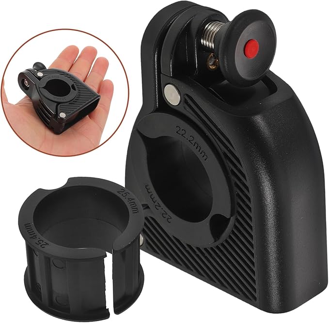 Toyvian Invisible Bicycle Bell Aluminum Alloy Handlebar Horn Loud Vintage Bike Bell for Adults and Mountain Road Cycling Safety Accessories