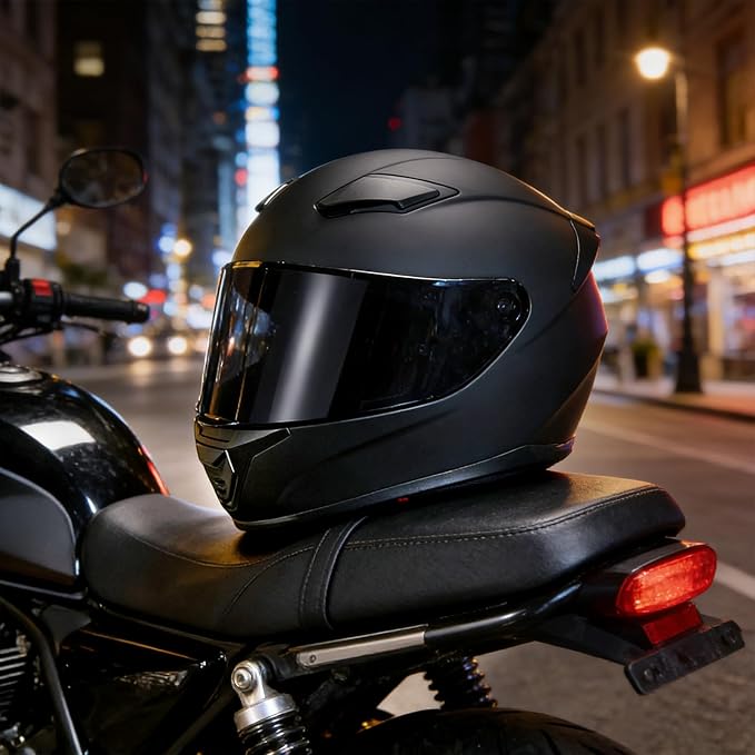 Full Face Motorcycle Helmet WS-607 DOT Approved Motorbike Racing Street Bike Helmets for Adults with Visor