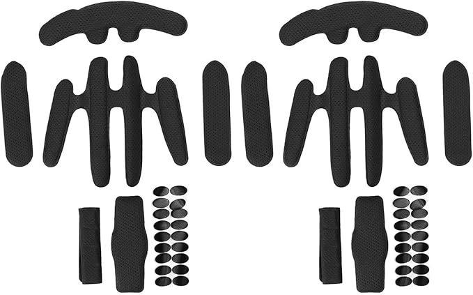 Keenso Bike Helmet Lining Helmets Lining Sponge Pad Helmets Padding Kit,Bike Replacement Universal Foam Pads Set Helmets Lining Sponge Pad for Bike Motorcycle Cycling Helmet Helmet