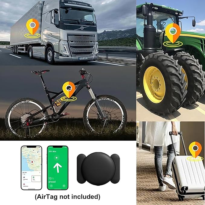 Generic Safe Sync GPS Tracker, Mini GPS Tracker, Real-Time Location Tracker, GPS Smart Tracker for Vehicles, Small Items, for iPhone (Magnetic case)