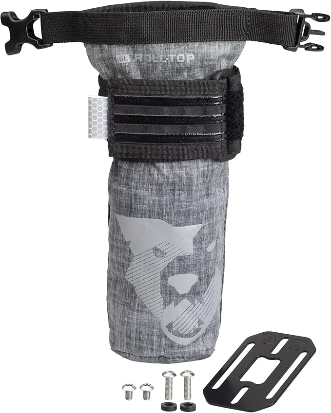 Wolf Tooth B-RAD TekLite Roll-Top Bag 0.6L with Mounting Plate