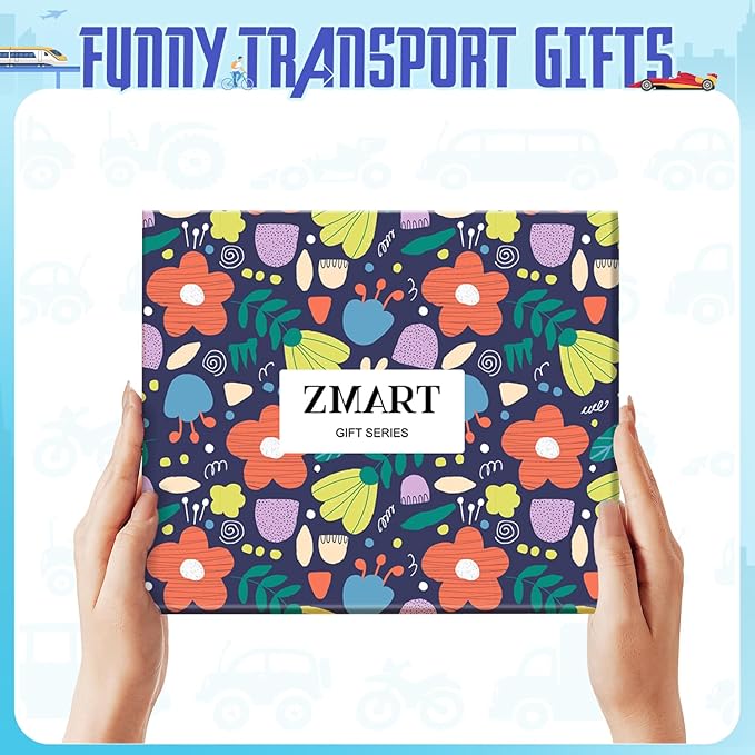 Zmart Funny Transportation Gifts - Race Car Train Motorcycle Tractor Bike Socks for Adult