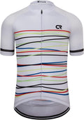 Coconut Ropamo CR Mens Cycling Jersey Short Sleeve Road Bike Shirt with 3+1 Zipper Pockets Breathable Quick Dry