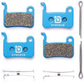 2 Pairs Bicycle Disc Brake Pads Compatible with Shimano Deore XT XTR LX SLX Hone Alfine Saint Disc Brake(Resin,Semi-Metallic,Sintered Metal)