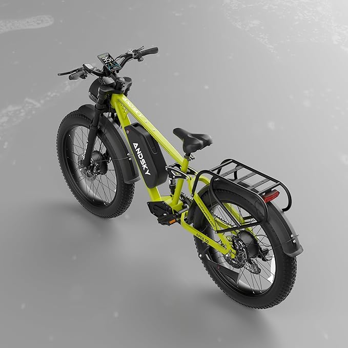 Apex 50 Electric Bike Dual Motor for Adults (CA Immediate-De'livery) 52V 25AH/48V 25AH, 26" Fat Tires Full Suspension 35MPH/100Mile, Hydraulic Brake