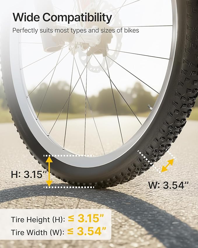 monTEK Heavy Duty Bike Wall Mount, Swivel Bike Wall Hanger Holds Up to 77lbs, Space-Saving Bike Rack Garage, Bike Storage for Bedroom Home Office, 4 Pack