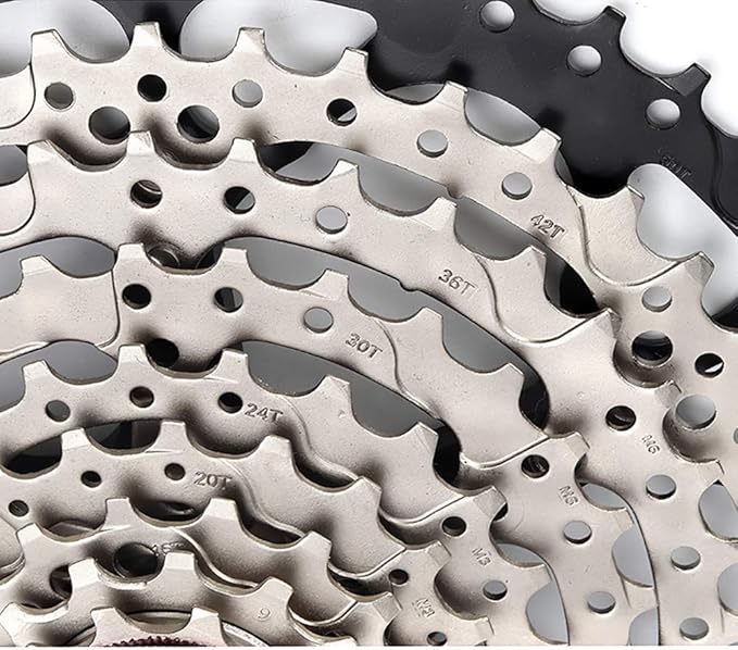 BOLANY Bike 8/9/10 Speed Cassette 11-25T/32T/36T/40T/42T/46T/50T Fit for MTB Bike, Road Bicycle, Lightweight Cassette, Compatible with Shimano SRAM Sunrace