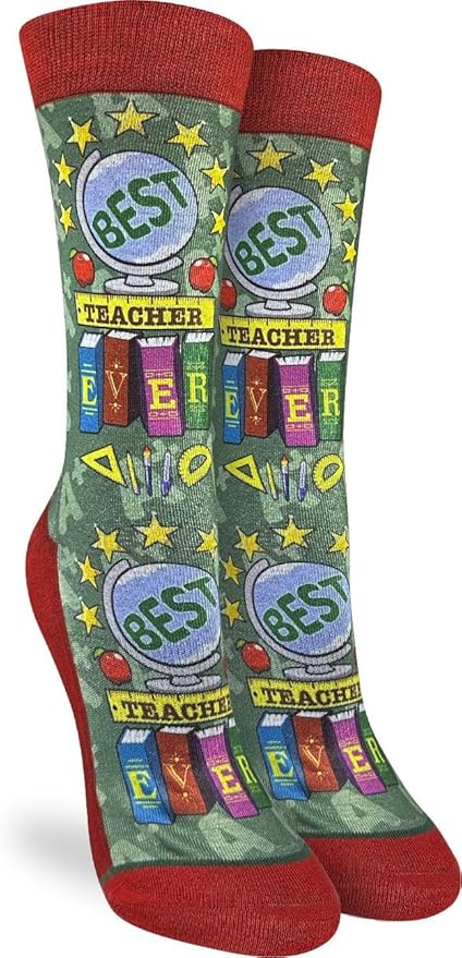 Good Luck Sock Novelty Crew Socks for Adults - For Men, Women and Teens