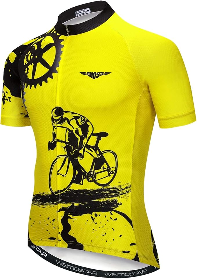 Cycling Jersey Mens Road Bicycle Clothing Summer Short Sleeve Breathable Cycling Tops