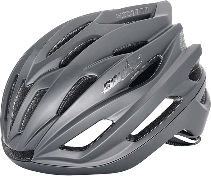 SQUALO Victor Bike Helmet for Men Women, Bicycle Helmet with Adjustment Dial Unisex Adults Cycling Helmet for Mountain Road Biker Lightweight Ventilated