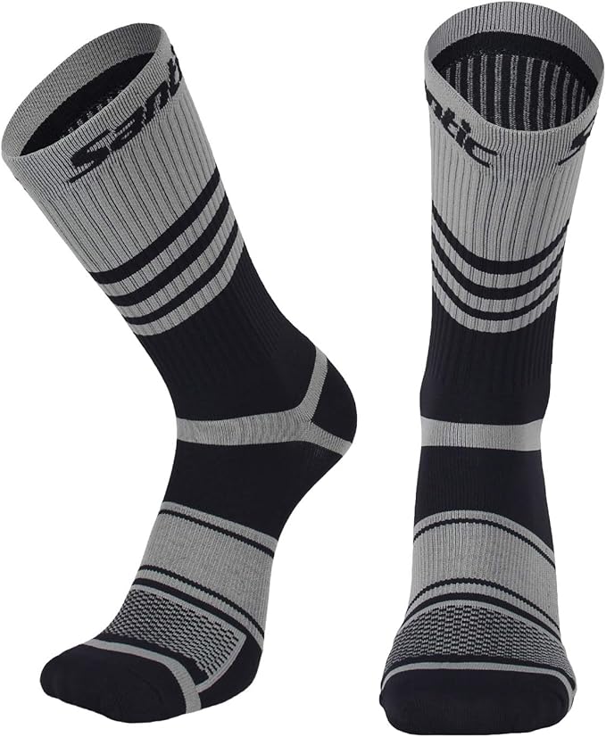Santic Men's & Women's Cycling Socks Cotton Running Hiking Soccer Socks Crew Athletic Anklets