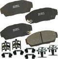 Bendix Premium SBC409 Ceramic Front Brake Pads for Acura Integra 1993-1990, Legend 1990-1986, Honda Accord 1989-1988, Civic 1993-1990, Prelude 1991-1988