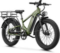 LEONX M2 Pro Electric Bike,1800W Motor Electric Bike for Adults, 26'' x 4.0'' Fat Tire Ebike with 48V 17.5AH Battery, 36MPH 85Miles Long Range Electric Mountain Bike, Up to 110 Nm