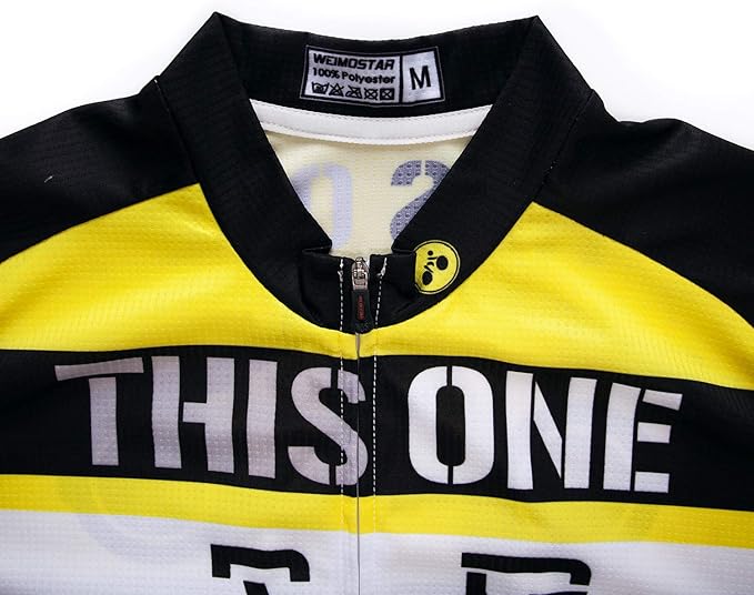 Hotlion Men's Cycling Jersey Sets Gel Pad Summer Bike Clothing Suit Breathable Bike Clothes with 3 Rear Pockets