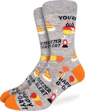 Good Luck Sock Novelty Crew Socks for Adults - For Men, Women and Teens