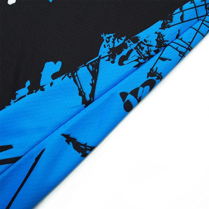Men's Mountain Bike Jersey Long Sleeve MTB Off-Road Motocross Jersey Quick Dry Downhill&Motocross Shirts