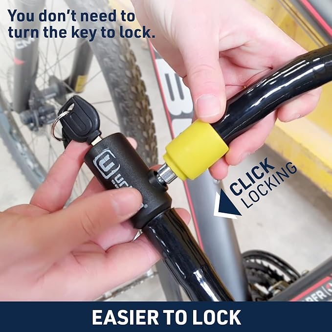 Urban UR5120 Phyton Cable Lock, Reinforced Steel Cable with Very Flexible Articulated Shielding, High Security Lock, Anti Theft Armored Cable for Motorcycle, Electric Bicycle, Scooter, 120cm/3,9ft