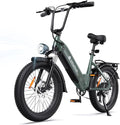 isinwheel U8 Pro Electric Bike for Adults,1500W Peak Motor Ebike,Max 28MPH 75-105Miles Range Electric Bicycle,48V 18AH Battery Commuting 20" Step Thru Fat Tire Ebikes for Adults,7 Speed Gearing