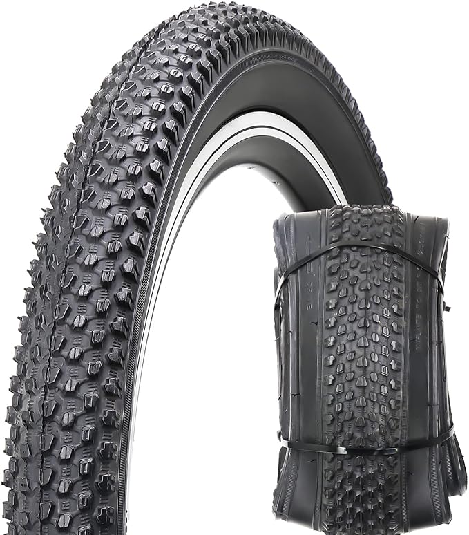 MOHEGIA Mountain Bike Tires - 20/24/26/27.5 Inch Folding MTB Bicycle Tires Replacement,Steel Bead All-Terrain and High-Performance Durable for Off-Road,Street & Trail Adventures