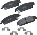 Bendix Premium SBC1194 Ceramic Rear Brake Pads for Select Models Cadillac Escalade ESV, EXT, Chevrolet Avalanche, Chevy Silverado,1500 Classic, Suburban, Tahoe, GMC Sierra, Yukon XL