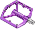 ROCKBROS Mountain Bike Pedals MTB Pedals Bicycle Flat Pedals Aluminum 9/16" Sealed Bearing Lightweight Platform for Road Mountain BMX MTB Bike