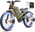 eAhora Romeo Pro 3 Electric Bike - [2026 Latest] 50MPH 5600W Dual Motor 60V 80AH 250Miles Long Range Ebike for Adults, 26" * 4.0 Fat Tire Fast Electric Mountain Bike Full Suspension Off-Road E-Bike