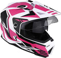 1Storm Youth Kids Dual Sport Dual Visor Motorcycle Motocross Off Road Full Face Helmet Matt Black