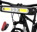 Bike Lights for Night Riding,1500 Lumens High&Low Beam Front Light, OLED Display USB-C Rechargeable Bicycle Lights,IPX6 Waterproof Ebike Headlight with Tail Light for MTB,Off-Road,City Riding