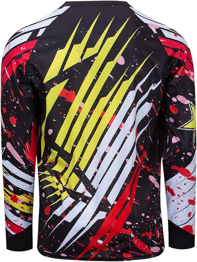 PSPORT Men's Motocross Jersey Long Sleeve Motocross Shirt Men Mountain Dirt Bike Jersey Downhill Riding Racing Clothing Tops