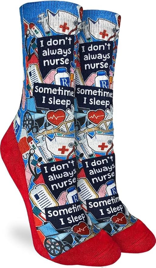 Good Luck Sock Novelty Crew Socks for Adults - For Men, Women and Teens