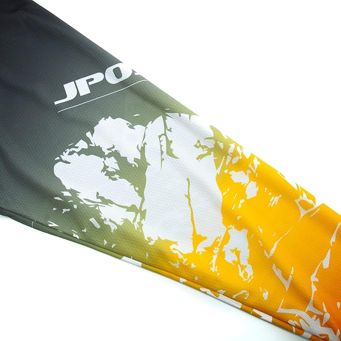 JPOJPO Men's Mountain Bike Jersey Long Sleeve MTB Off-Road Racing Downhill Motocross Shirts Quick Dry&Moisture-Wicking Tops