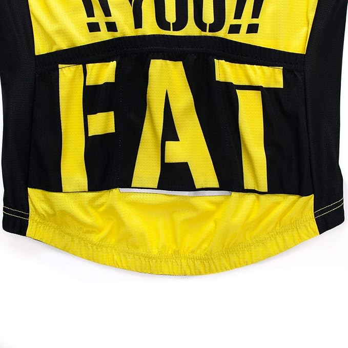 Hotlion Men's Cycling Jersey Sets Gel Pad Summer Bike Clothing Suit Breathable Bike Clothes with 3 Rear Pockets