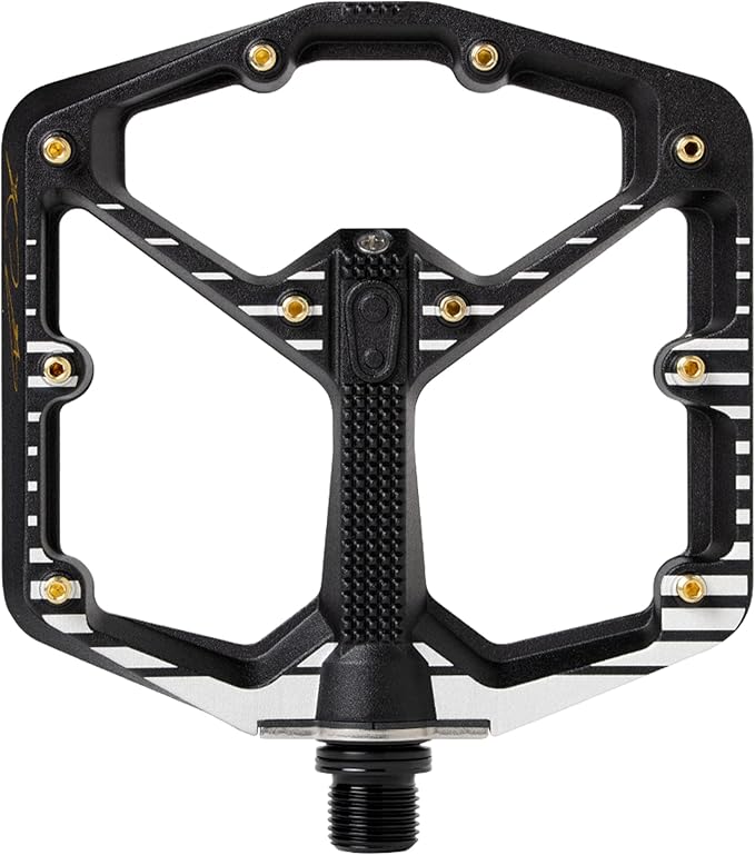 Crankbrothers Stamp Flat MTB Pedals - Size-Specific, Lightweight, Versatile, Durable Bike Pedals
