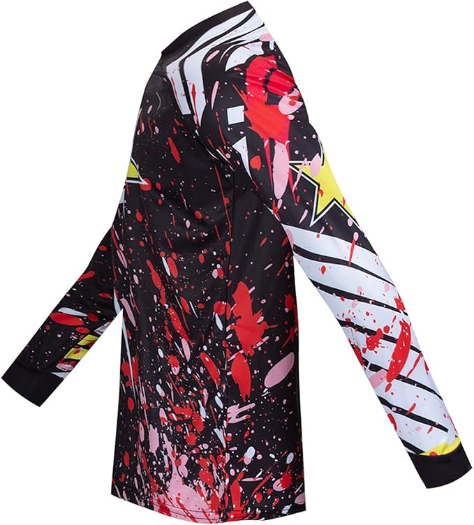 PSPORT Men's Motocross Jersey Long Sleeve Motocross Shirt Men Mountain Dirt Bike Jersey Downhill Riding Racing Clothing Tops