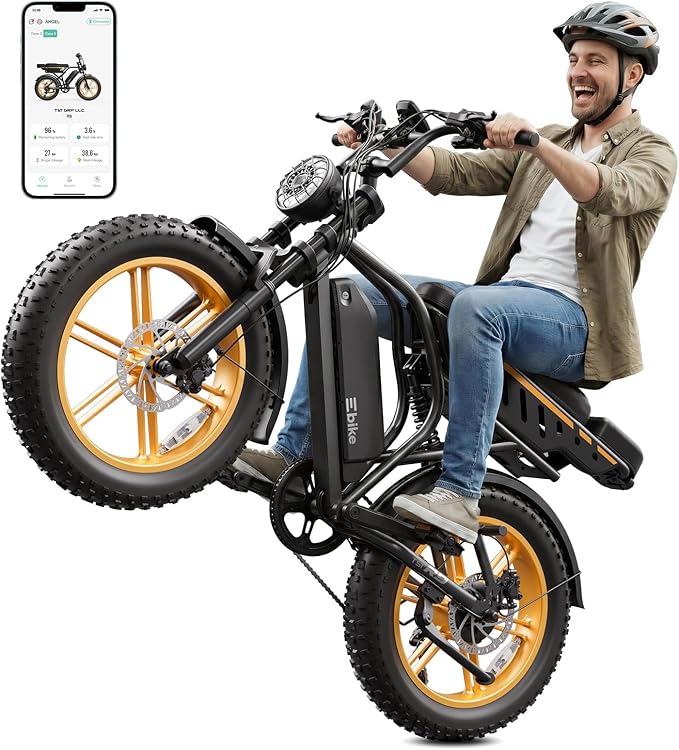 Electric Bike for Adults,1500W Peak Motor Retro E Bike,30MPH Max Speed,60/110 Miles Range,Removable 48V 15Ah Battery,20"x4.0"Fat Tire,Ebike with Suspension,UL 2849