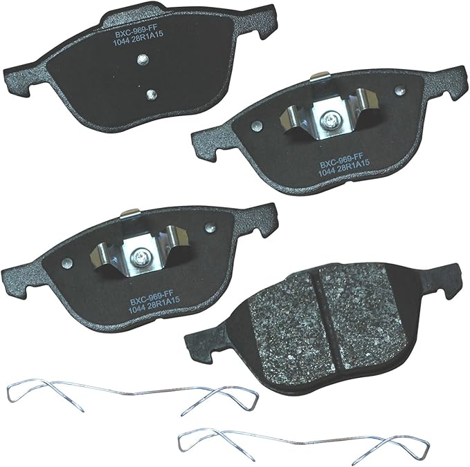 Bendix Premium SBC1044 Ceramic Front Brake Pads for Select Models Ford C-Max, EcoSport, Escape, Focus, Mazda 3, 3 Sport, 5, Volvo C30, C70, S40, V40, V40 Cross Country, V50