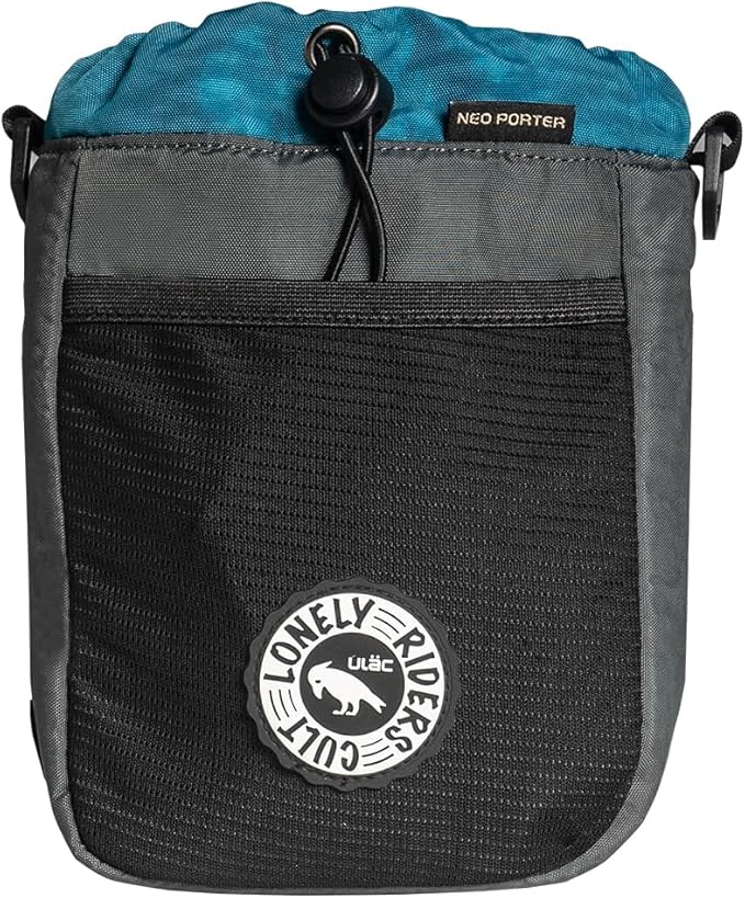 ULAC NEO PORTER C-HOLD Bike Feed Bag for Top Tube, Handlebar, Stem and Saddles (Grey, Large)
